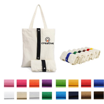 12oz Foldable Canvas Tote Bag