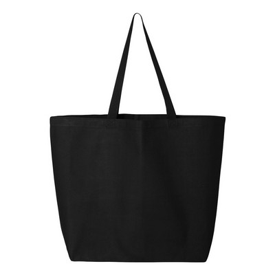 Q-Tees¨ Canvas Jumbo Tote Bag (Blank)