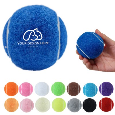 Multicolor Pet Fetch Toy Tennis Ball
