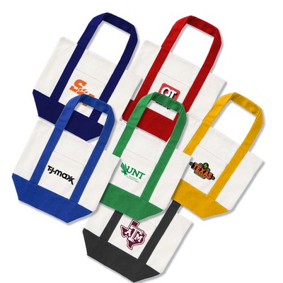Full Color 10 oz. Mini TJ Canvas Tote Bag