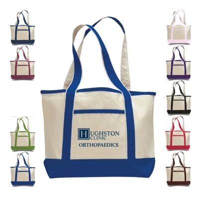 Small Canvas Deluxe Tote - Overseas - Color