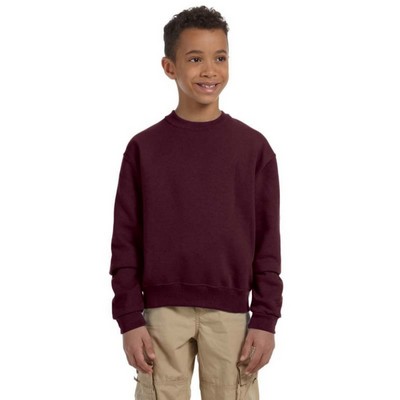 Jerzees Youth 8 Oz., 50/50 NuBlend&reg; Fleece Crew